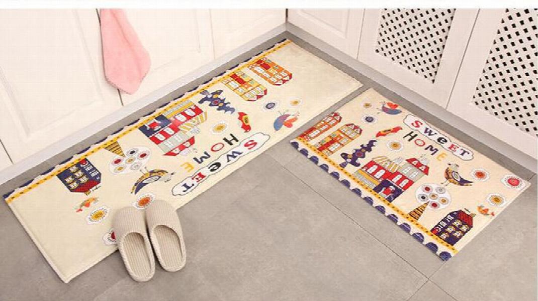 Kitchen Antislip Soft Bath Mat for Living Room
